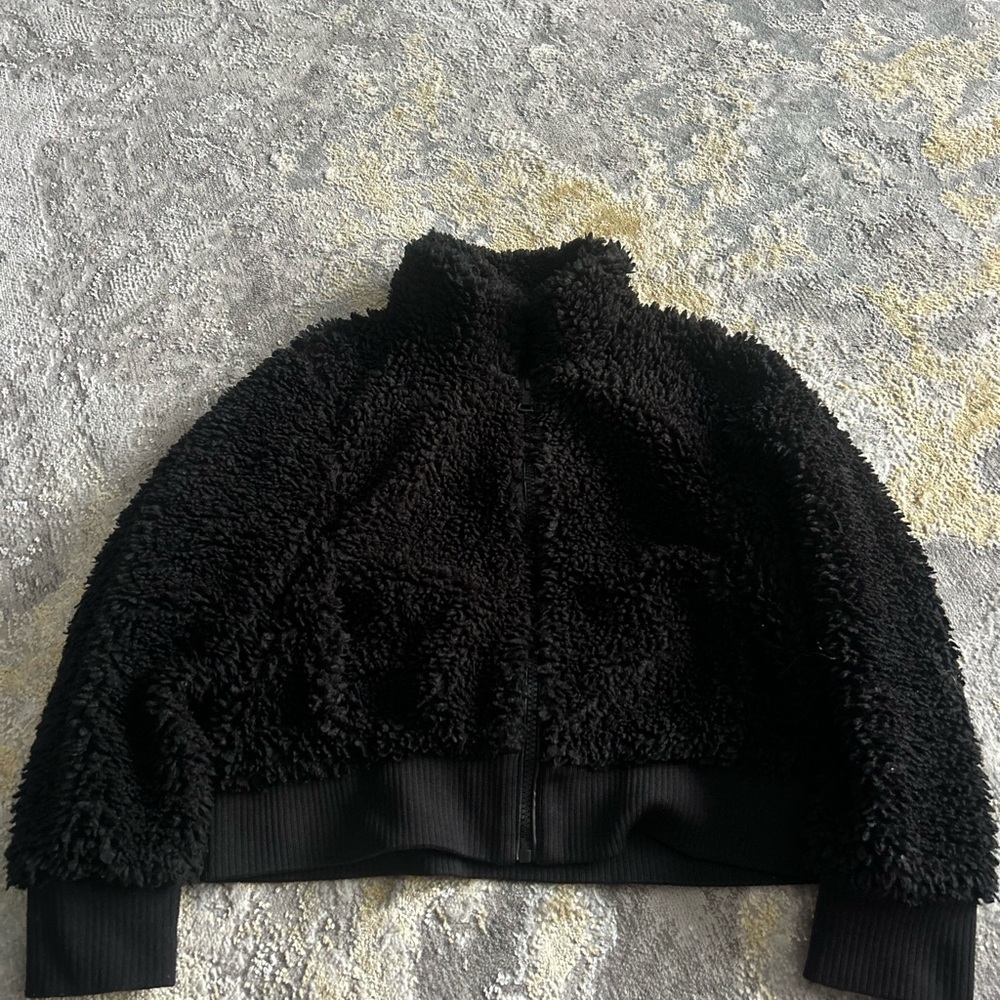 Zara Black Teddy Jacket